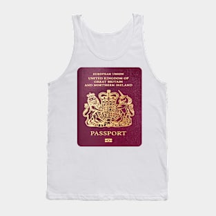 United Kingdom Passport Tank Top
